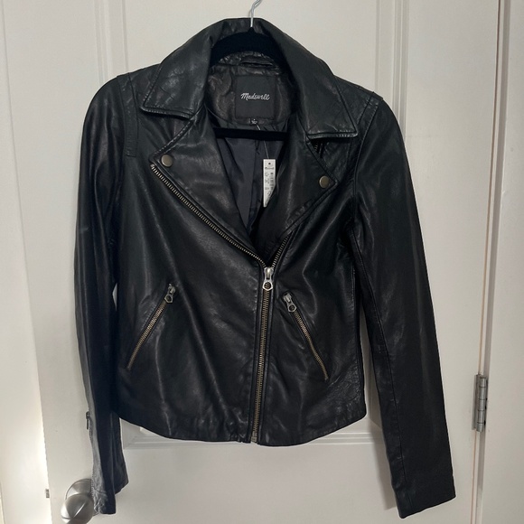 Madewell Jackets & Blazers - Madewell Black Leather Jacket